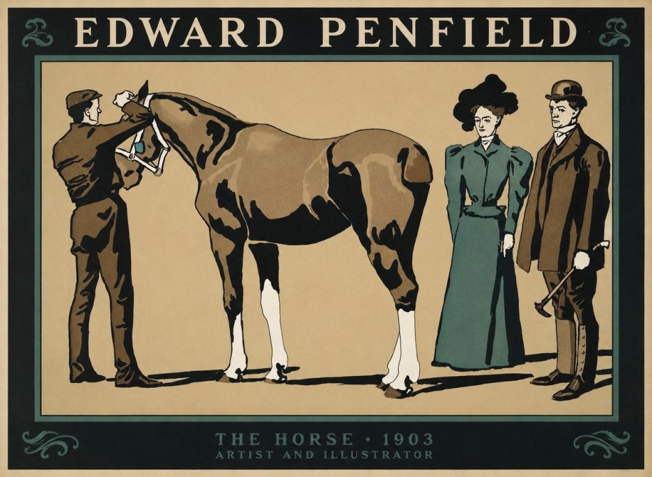 Edward Penfield The Horse No1 - Plakat