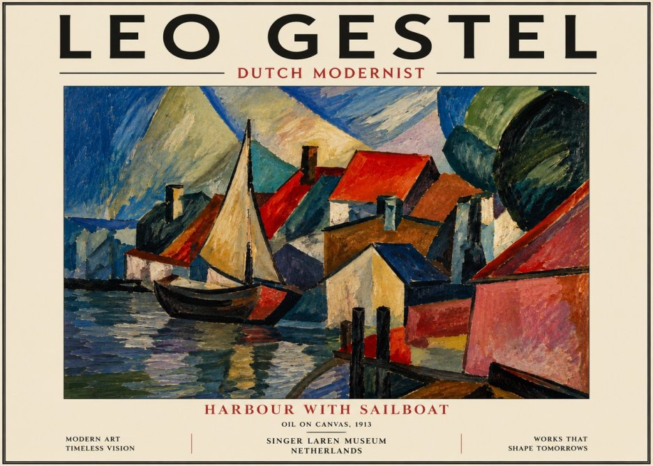 Leo Gestel The Quiet Moment No4 - Plakat