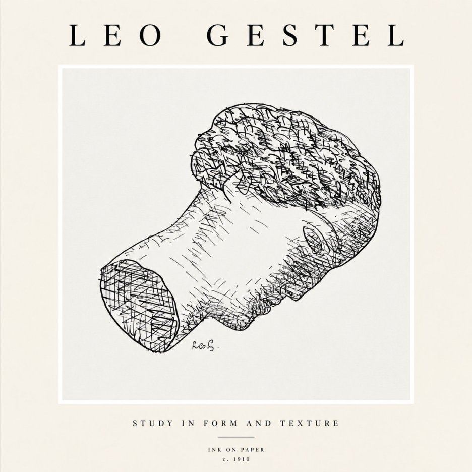 Leo Gestel Study in Form and Texture No1 - Plakat