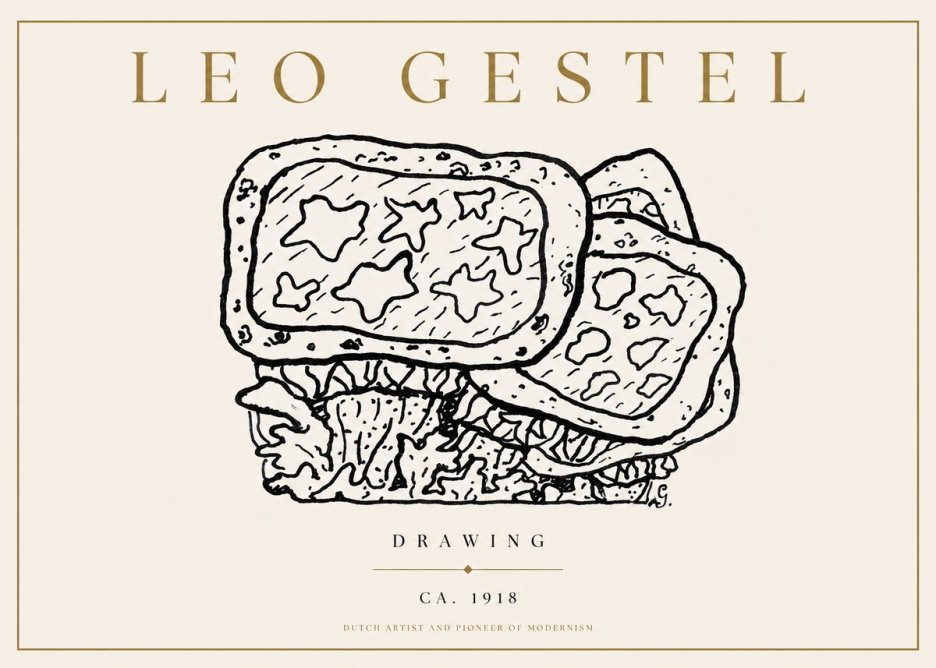 Leo Gestel Drawing Ca. 1918 No3 - Plakat