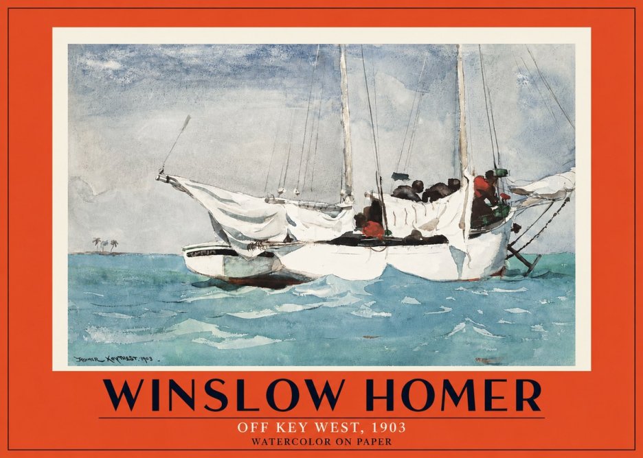 Winslow Homer Off Key West, 1903 No3 - Plakat