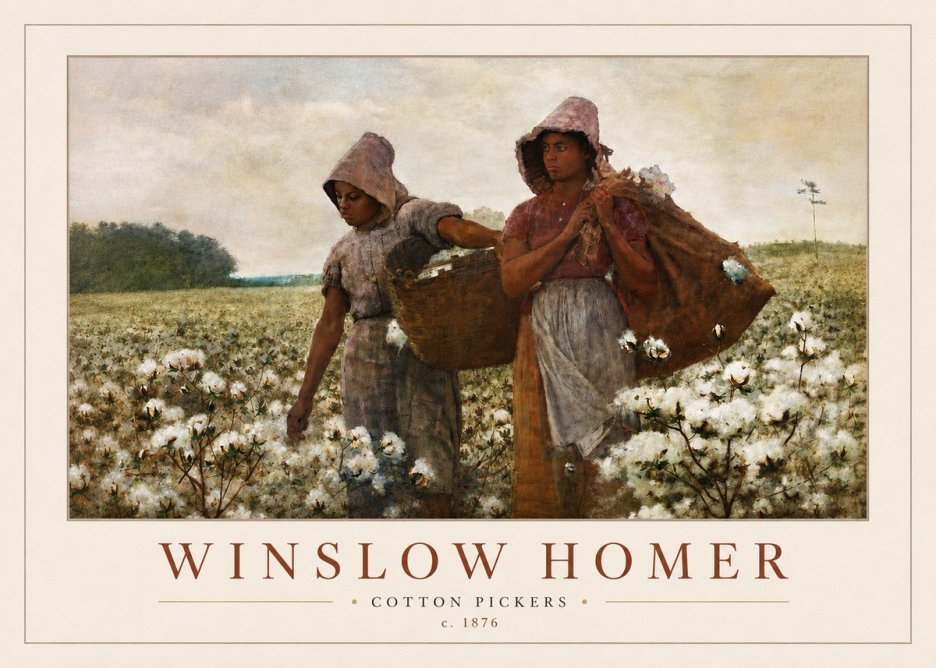 Winslow Homer Cotton Pickers No4 - Plakat