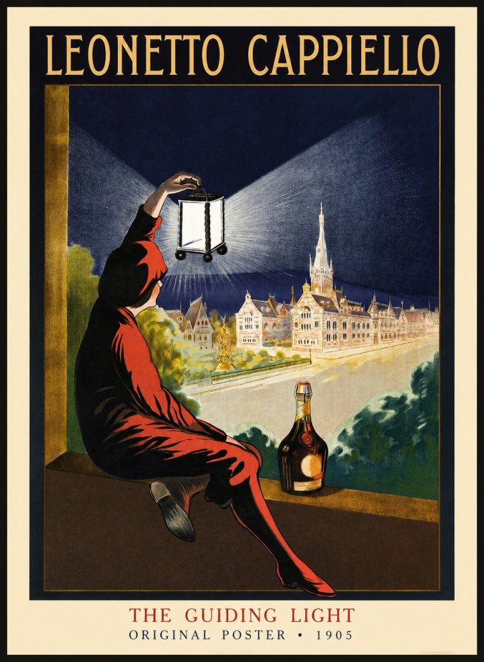 Leonetto Cappiello The Guiding Light No1 - Plakat
