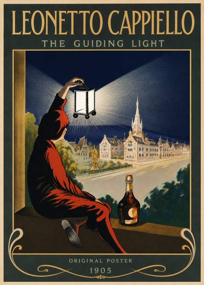 Leonetto Cappiello The Guiding Light No6 - Plakat