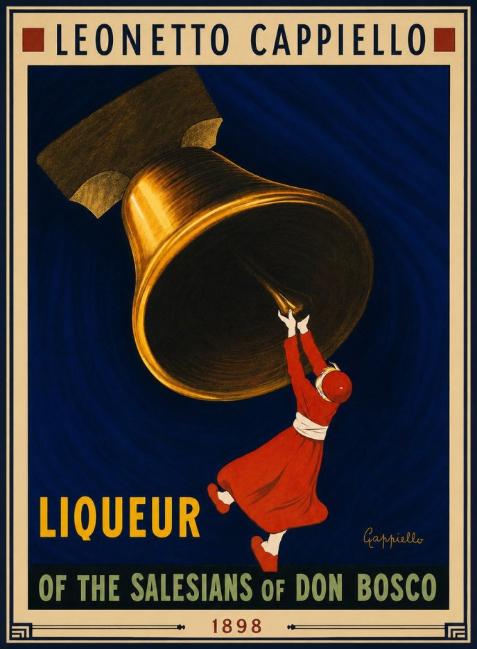 Leonetto Cappiello Liqueur of the Salesians of Don Bosco No4 - Plakat