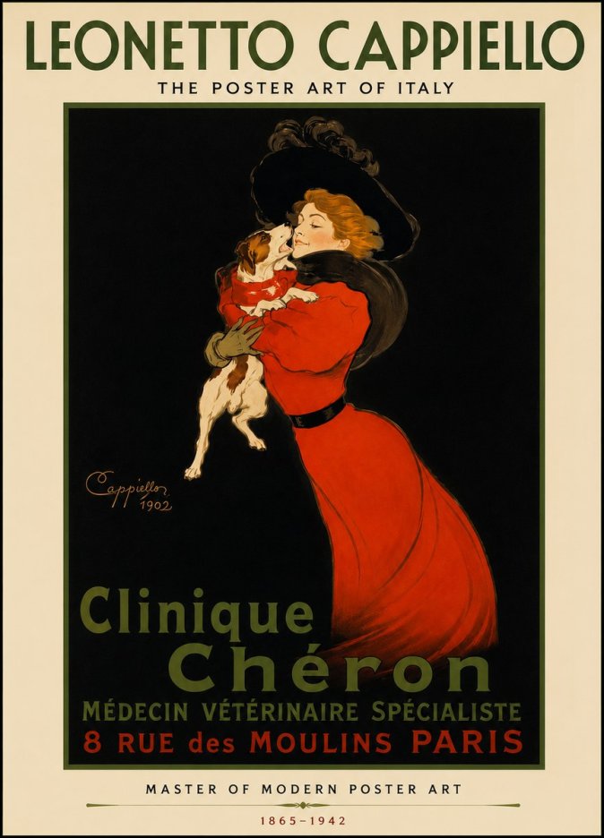 Leonetto Cappiello Clinique Chéron No3 - Plakat