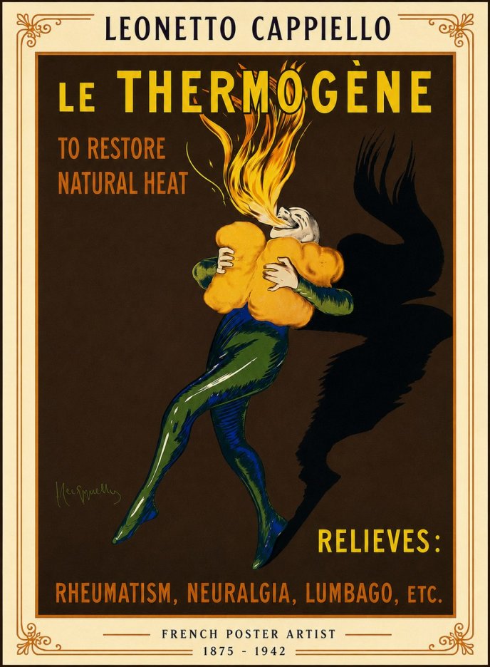 Leonetto Cappiello Le Thermogène No5 - Plakat