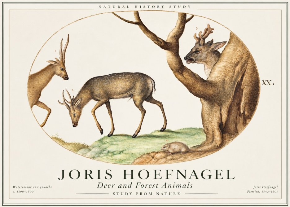 Joris Hoefnagel Do Not Rush Against the Lion. No2 - Plakat