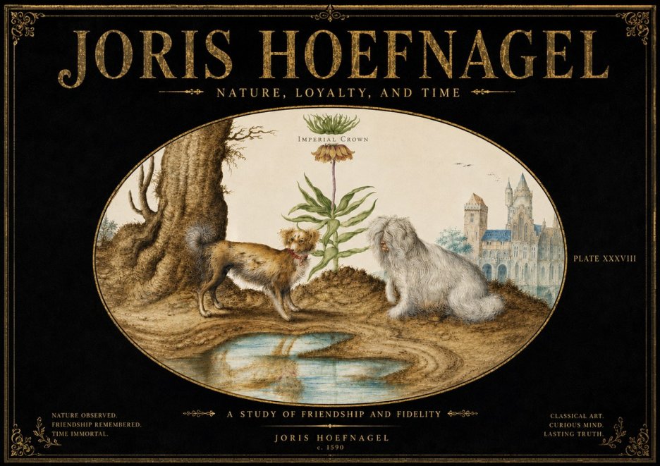 Joris Hoefnagel A Study of Friendship and Fidelity No5 - Plakat