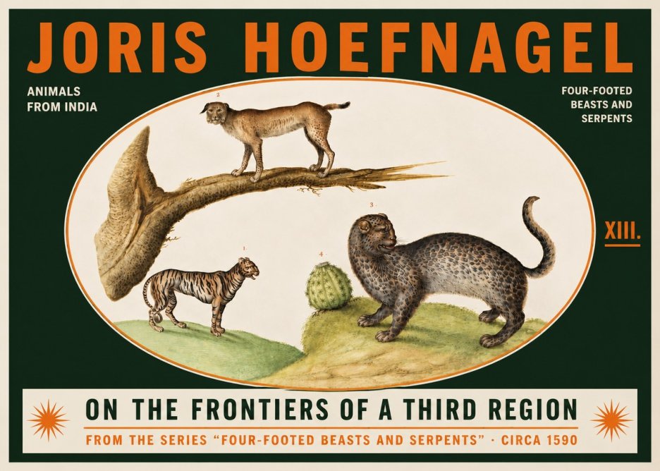 Joris Hoefnagel Four Beasts No5 - Plakat