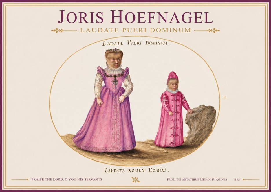 Joris Hoefnagel Laudate Pueri Dominum No1 - Plakat