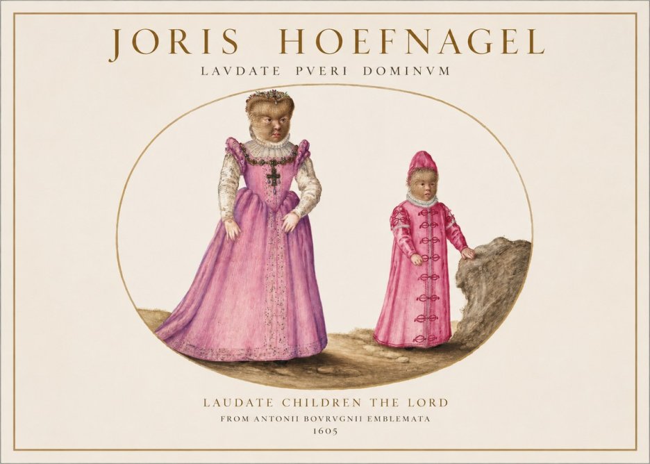Joris Hoefnagel Laudate Pueri Dominum No3 - Plakat