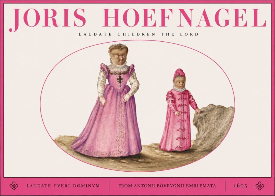 Joris Hoefnagel Laudate Pueri Dominum No4 - Plakat