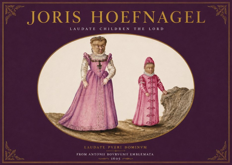 Joris Hoefnagel Laudate Pueri Dominum No5 - Plakat