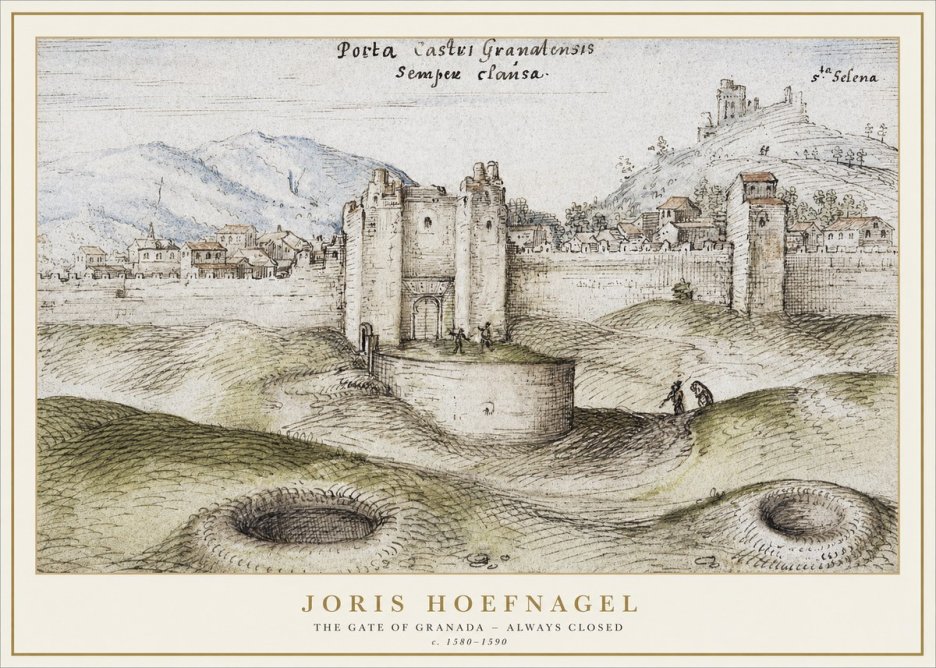 Joris Hoefnagel The Gate of Granada - Always Closed No1 - Plakat