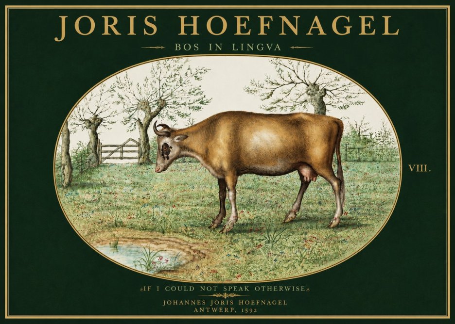 Joris Hoefnagel Bos in Lingva No5 - Plakat