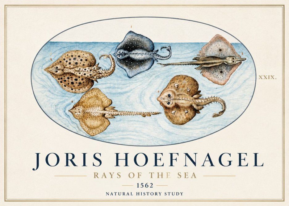 Joris Hoefnagel Rays of the Sea No3 - Plakat