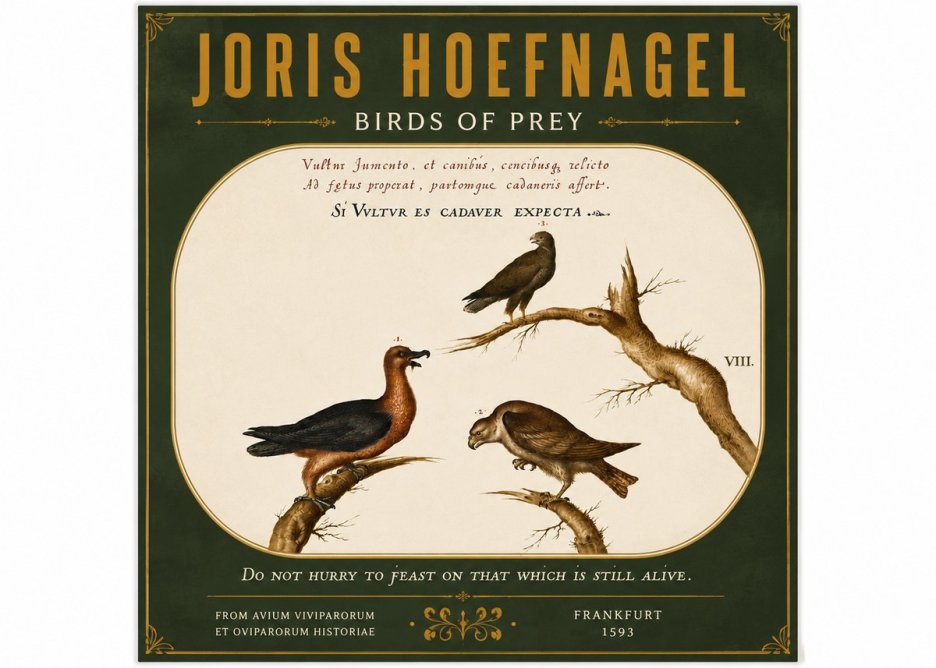 Joris Hoefnagel Birds of Prey No5 - Plakat
