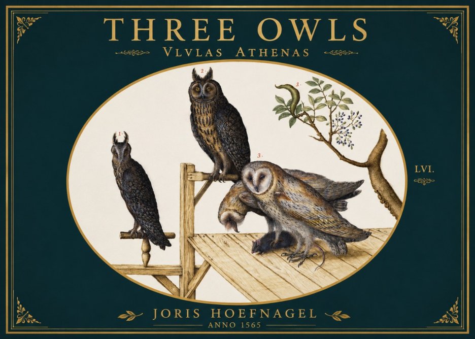 Joris Hoefnagel Vlvlas Athenas No3 - Plakat