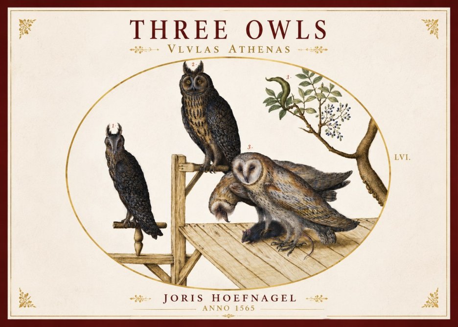 Joris Hoefnagel Vlvlas Athenas No4 - Plakat