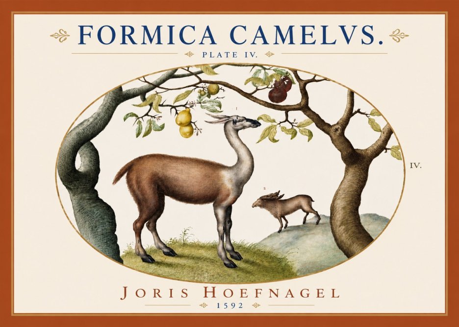 Joris Hoefnagel Formicamelus. No4 - Plakat