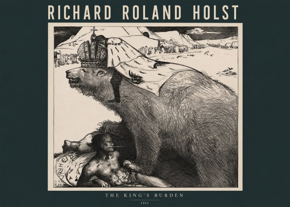 Richard Roland Holst The King's Burden No2 - Plakat