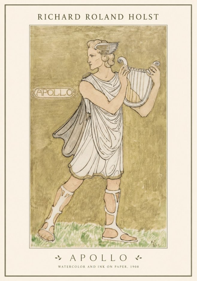 Richard Roland Holst Apollo No1 - Plakat