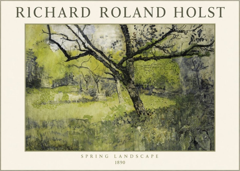 Richard Roland Holst Spring Landscape No1 - Plakat