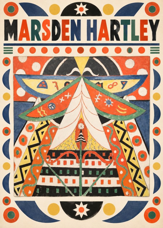 Marsden Hartley Painting No. 5 No3 - Plakat