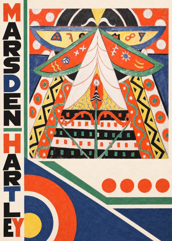 Marsden Hartley Painting No. 5 No4 - Plakat
