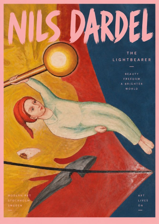 Nils Dardel The Lightbearer No3 - Plakat