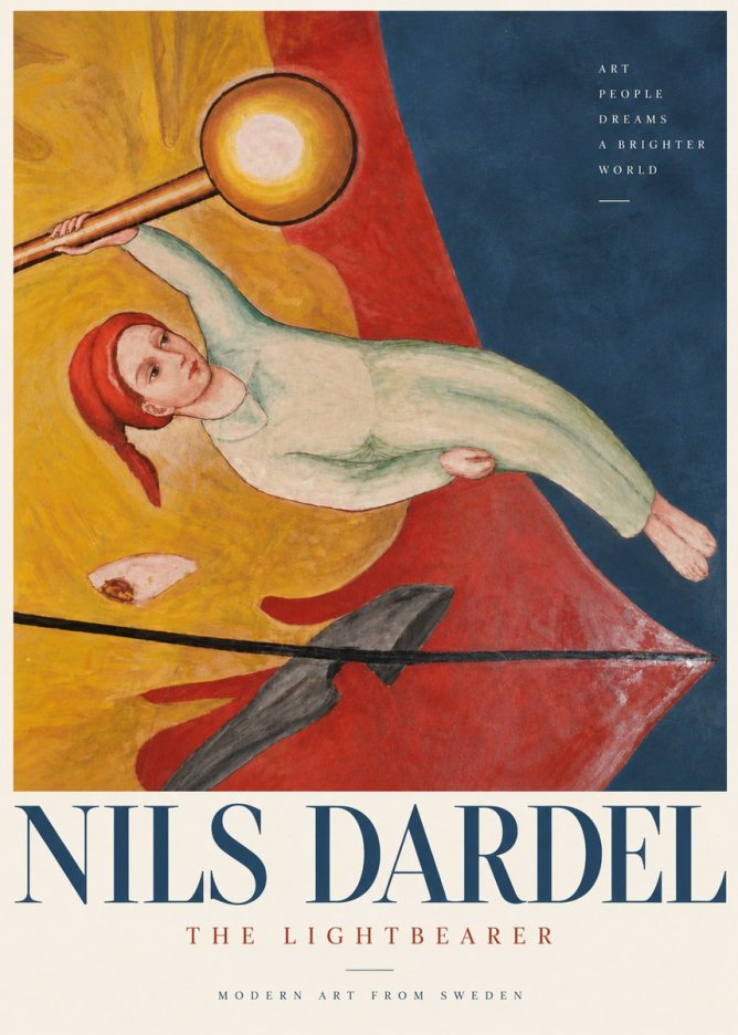 Nils Dardel The Lightbearer No4 - Plakat