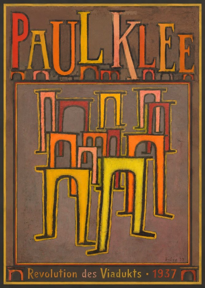 Paul Klee Revolution Des Viadukts No5 - Plakat