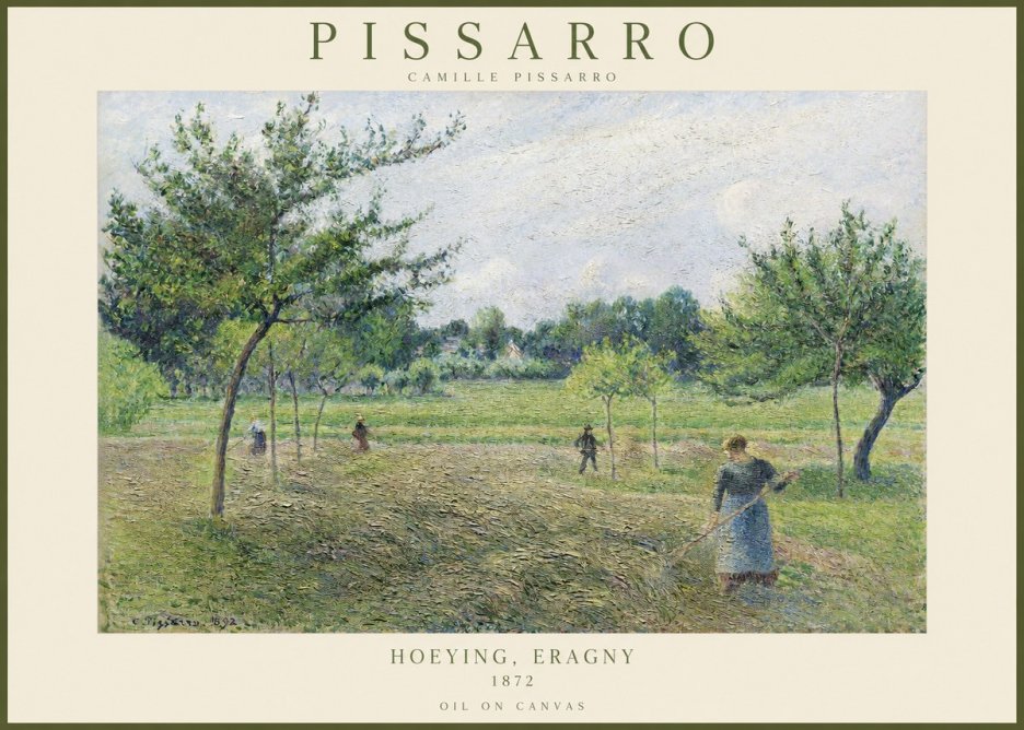 Pissarro Hoeying, Eragny No1 - Plakat