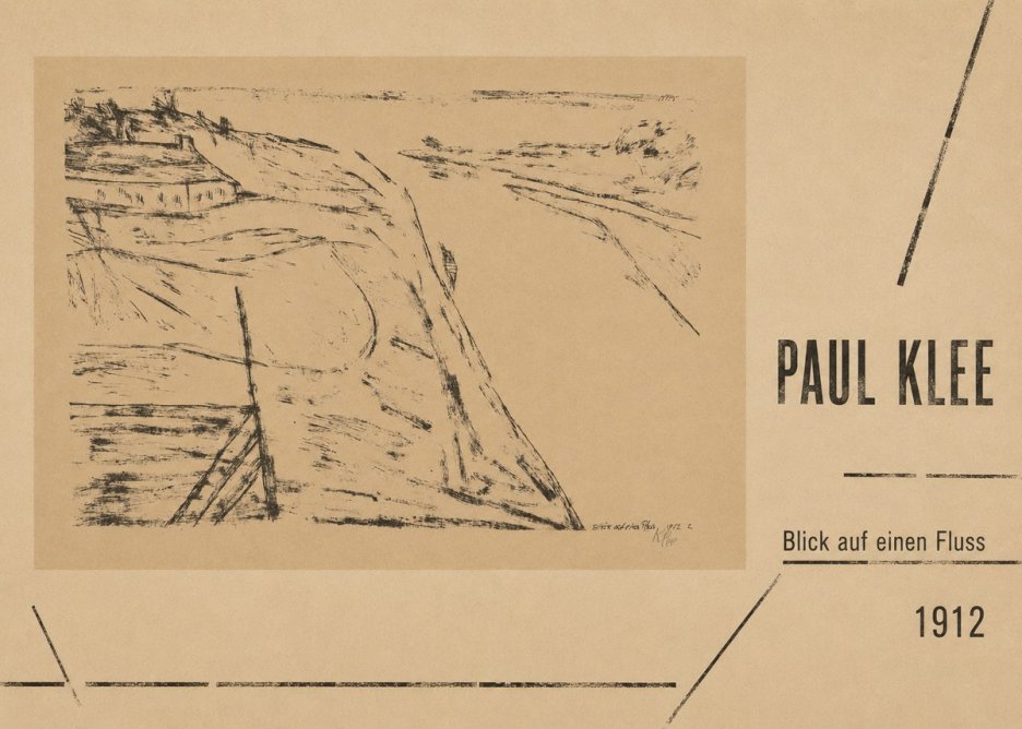 Paul Klee Blick Auf Einen Fluss No5 - Plakat