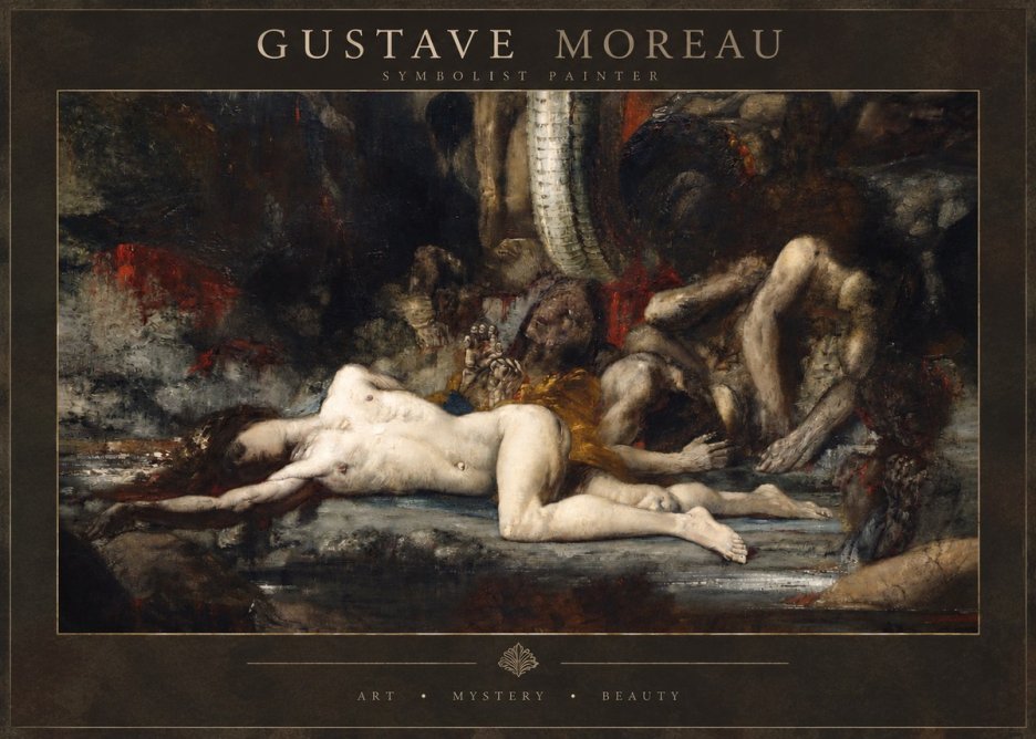 Gustave Moreau Despair No2 - Plakat