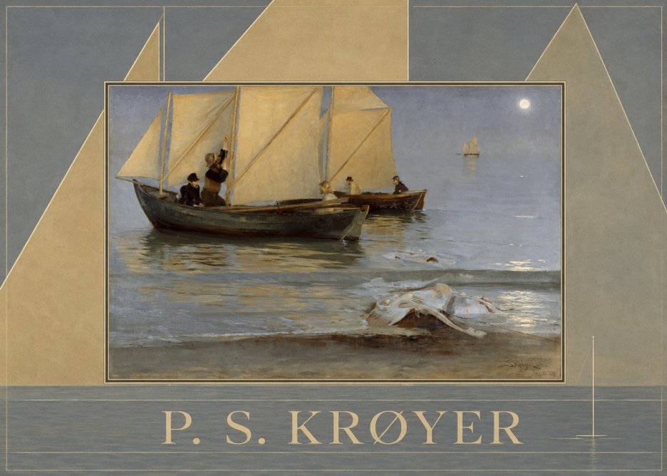 P.S. Krøyer A Ray Washed Ashore No6 - Plakat
