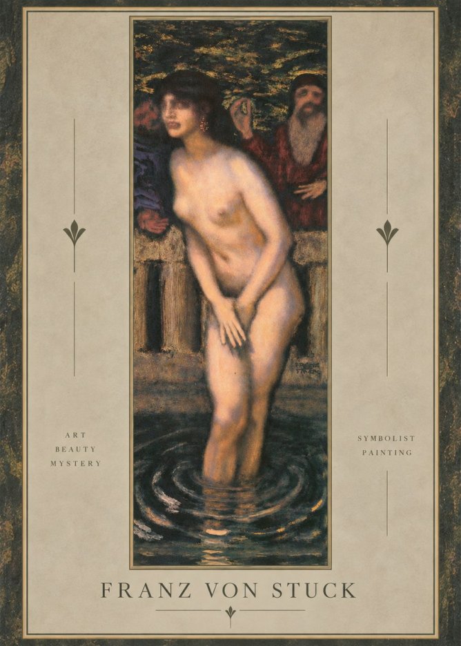 Franz von Stuck Susanna No3 - Plakat