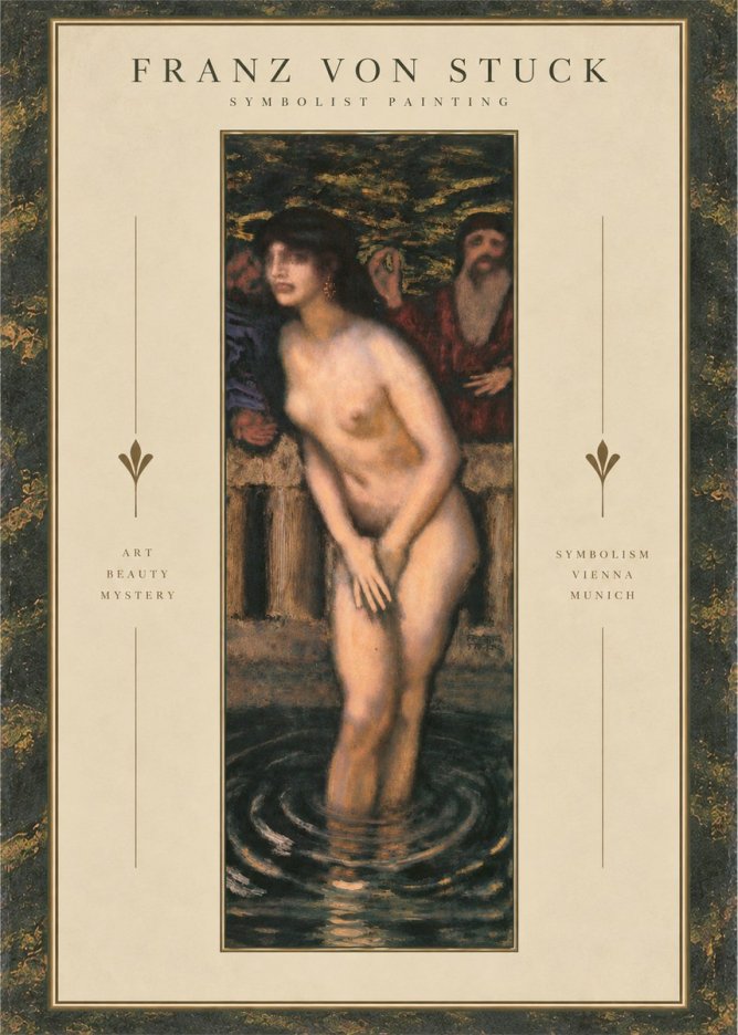 Franz von Stuck Susanna No4 - Plakat
