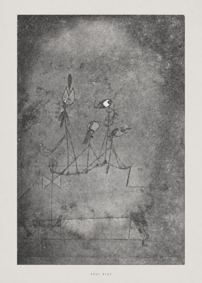 Paul Klee Group of Figures No6 - Plakat