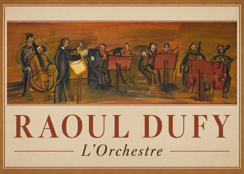 Raoul Dufy L'orchestre No1 - Plakat