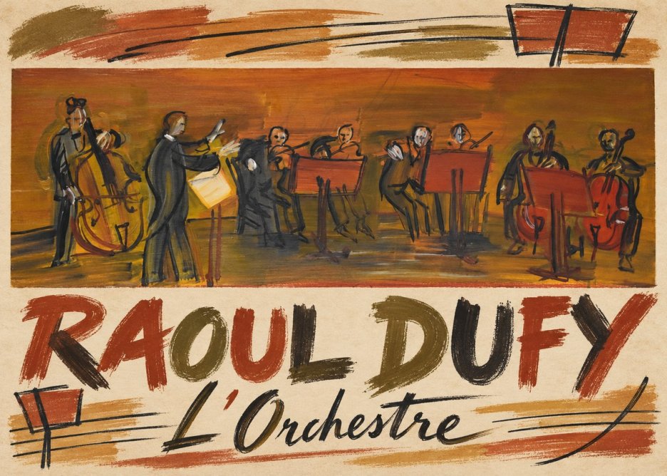 Raoul Dufy L'orchestre No3 - Plakat