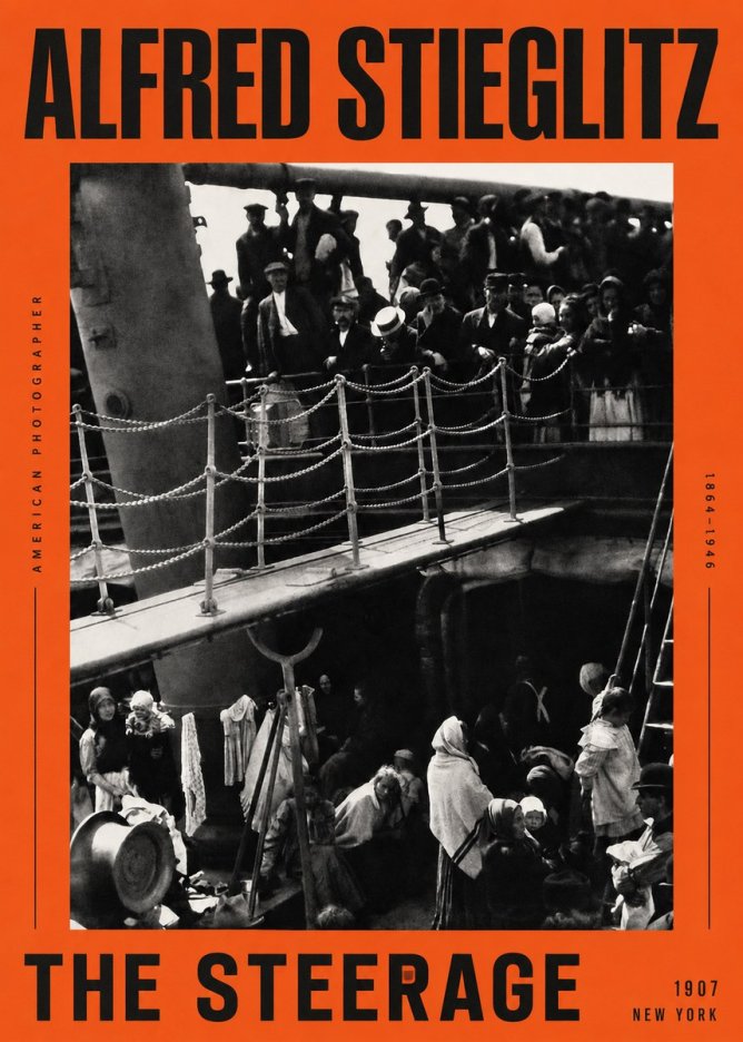 Alfred Stieglitz The Steerage – 1907 No2 - Plakat