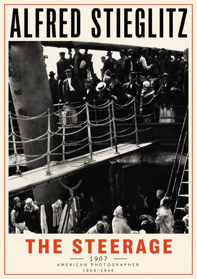 Alfred Stieglitz The Steerage – 1907 No3 - Plakat
