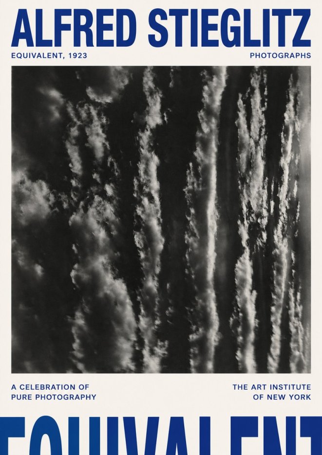 Alfred Stieglitz Equivalent I No4 - Plakat