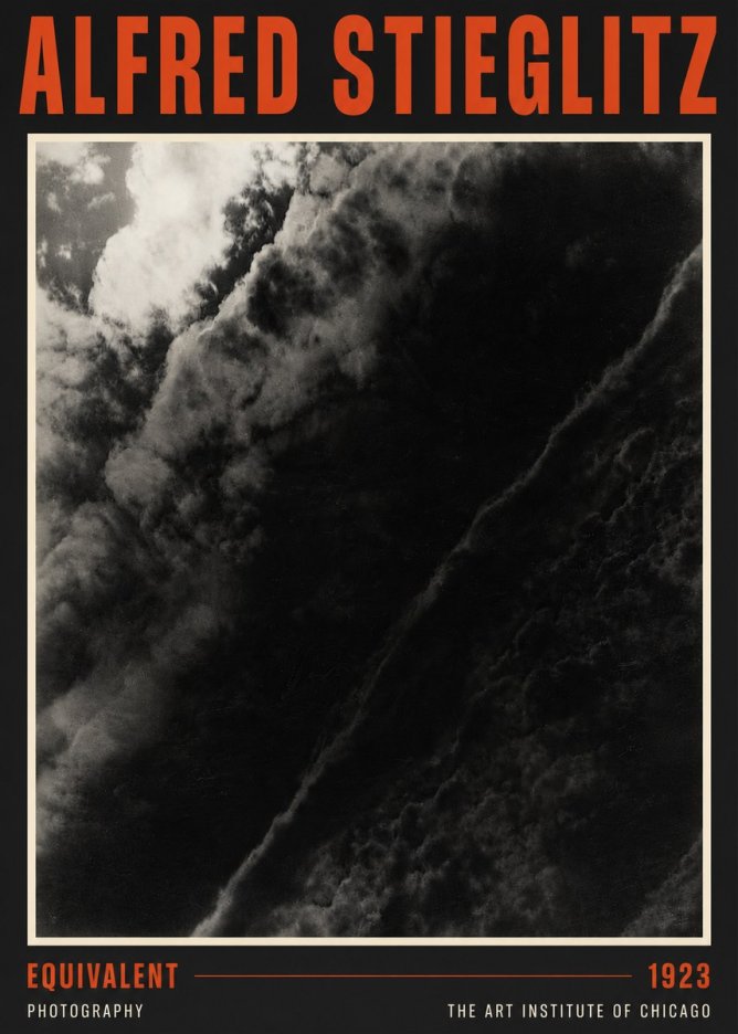 Alfred Stieglitz Equivalent III No4 - Plakat