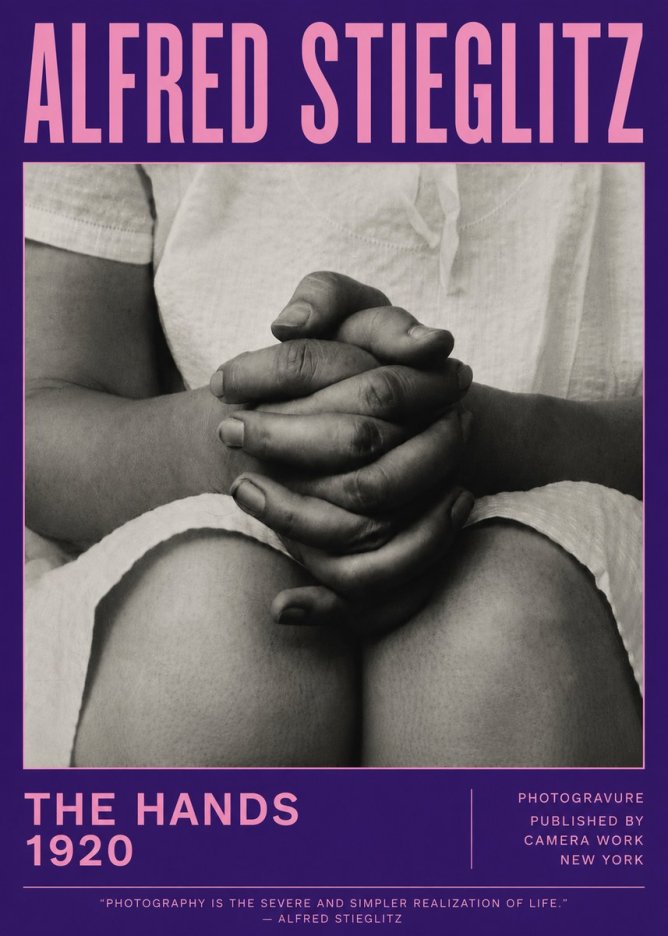 Alfred Stieglitz The Hands No6 - Plakat