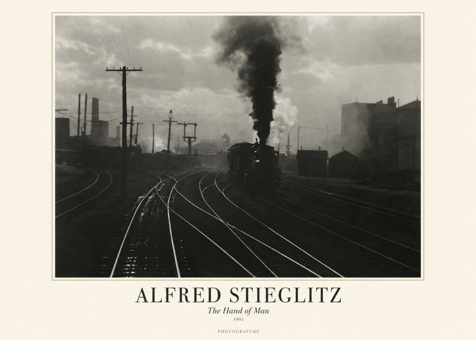 Alfred Stieglitz The Hand of Man I No1 - Plakat