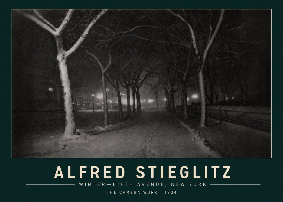 Alfred Stieglitz Winter—fifth Avenue, New York No3 - Plakat