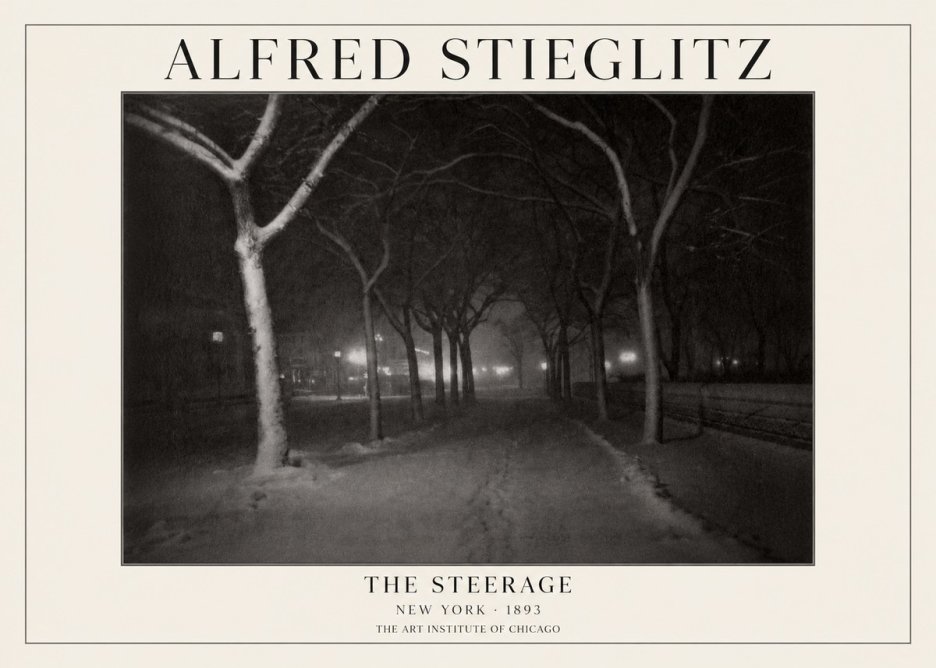 Alfred Stieglitz Winter—fifth Avenue, New York No4 - Plakat